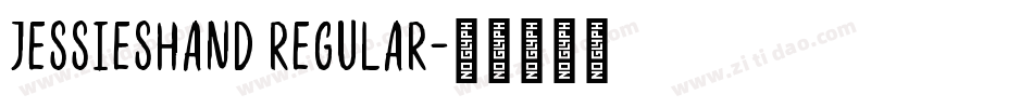 JessiesHand Regular字体转换